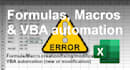 create or fix formulas, functions, macros or vba in excel