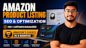 create and optimize your amazon product listing SEO