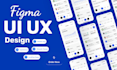 design figma website UI UX, dashboard UI UX, and mobile app design in figma