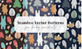 create adorable seamless baby pattern designs for your products