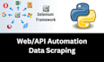do web automation and scraping , b2b leads generation and email listing