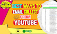 collect youtube influencer email leads at cheap prices