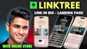 set up linktree bio link landing page for social media