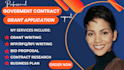 find rfp, write bid proposal, winning government contract, respond to rfp, grant