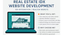 design real estate idx, mls or investor website or agent landing pages
