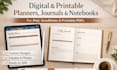 design digital and printable planners, journals, and notebooks for ipad goodnote