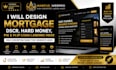design converting mortgage, dscr, hard money, fix and flip loan landing page