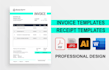 do professional invoice design, PDF template and quote