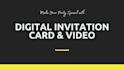 edit digital wedding invitation card and videos
