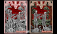 create dark art medieval detailed hand drawn illustration