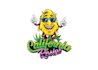 design cool hip cartoon cannabis logo