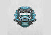 design awesome fantasy crest logo