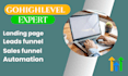 do ghl landing page, systeme io landing page, thrivecart, samcart,