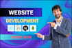 do website development as full stack web, front end, backend development