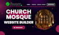 create church website design,mosque website builder