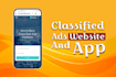 create responsive classified ads website with app