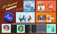 create animated explainer video for elearning course