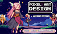 do high quality pixel art character, pixel animations or video game sprites