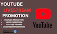 livestream promotion live streaming youtube live streaming