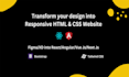 convert psd to html figma to html xd to html with react js