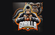 make awesome gorilla mascot logo for your company