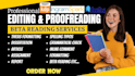 proofread, edit or format your manuscript, format your thesis or dissertation