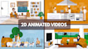create a 2d animated explainer video
