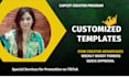 edit customized capcut template with tiktok promotion