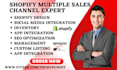 do shopify multiple sales channel amazon lit commerce tiktok shop ced commerce