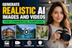 generate realistic ai images and videos for commercial purposes