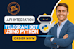 make telegram bot and setup professional bots for cheap