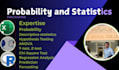 help you in probability and statistics expert in  analysis