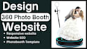 build photo booth website, party rental website, 360 photo booth website