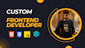 make a static website for you with HTML CSS and javascript
