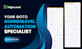 gohighlevel automation, account, saas setup and VA services
