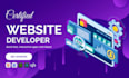 develop or redesign a custom website as a full stack developer