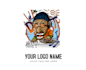 create a cartoon character mascot logo