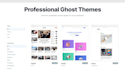 develop a professional and functional ghost cms