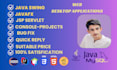 do java servlets jsp , swing , javafx and console oop projects with jdbc