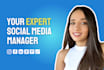 be your monthly social media manager