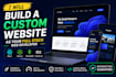 build a custom website as your full stack web developer