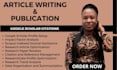 google scholar citations article writing journal research submission
