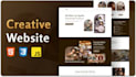 create website design using html css js or react
