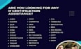help and train you to get comptia microsoft azure AWS pmp certifications