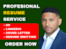 build professional ats resume writing and linkedin, IT, sales, tech, engineering