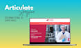 design a scorm, xapi compliant elearning course in articulate storyline