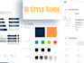 do UI style guide, figma design system, ui kit for you