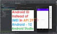 setup android application, convert website, android id, android app, vs code
