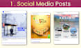 design stunning social media posts for insta, linkedin, fb