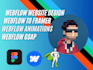 webflow website, 3d webflow, webflow animation website, figma to webflow